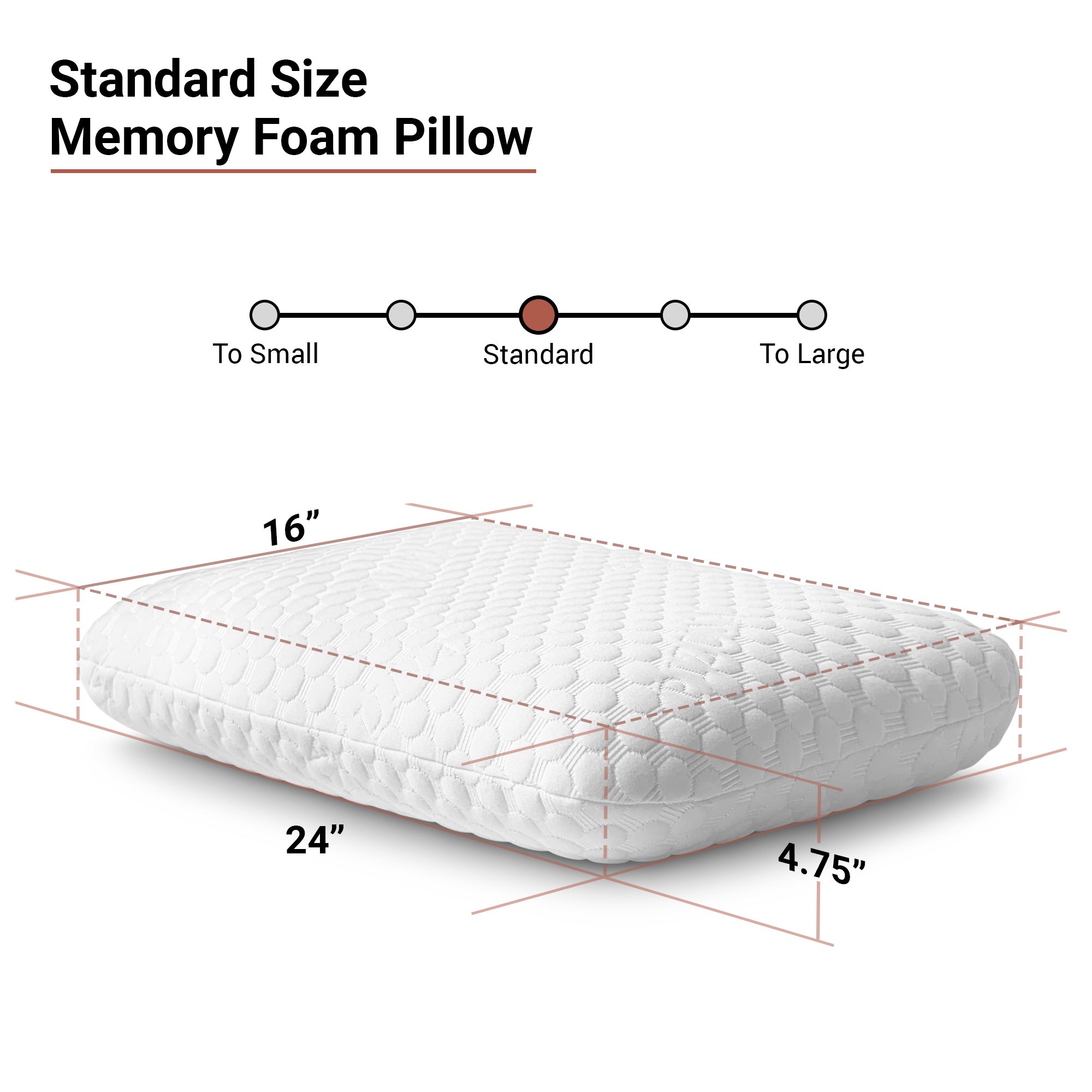 Pizuna Soft Memory Foam Pillow