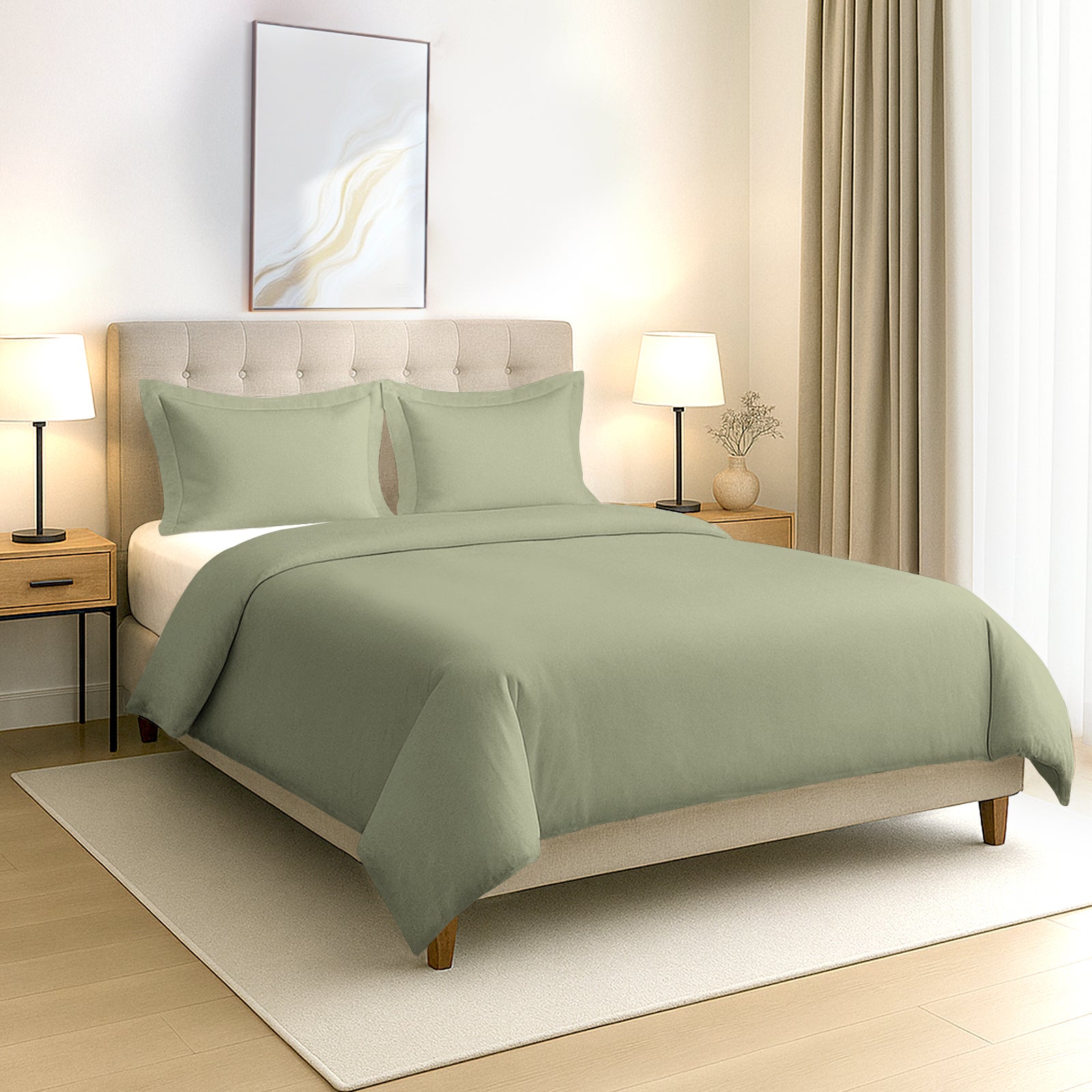 Pizuna 400 Thread count 100% Natural Cotton Duvet Cover