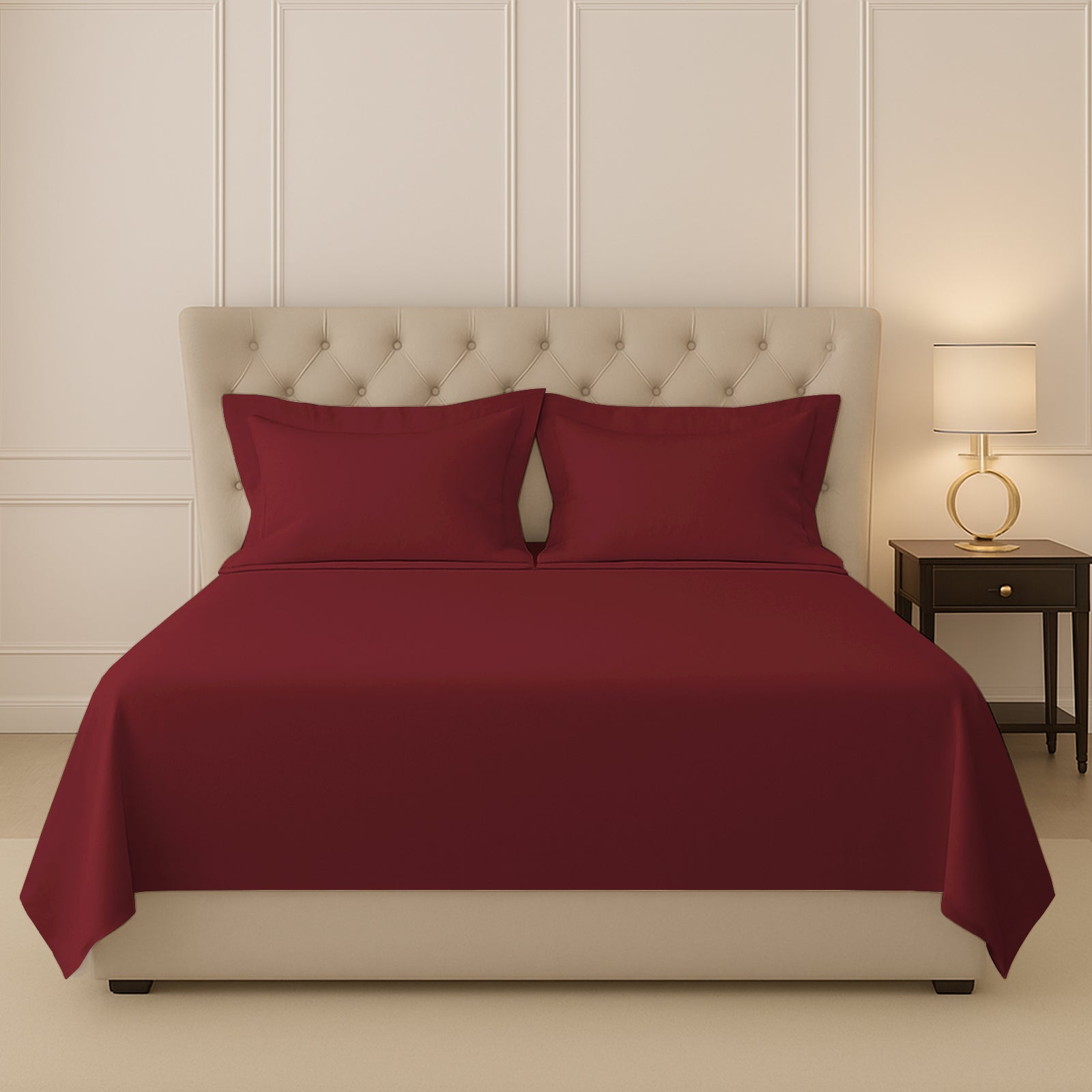 Pizuna 400 Thread count 100% Natural Cotton Bed Sheet