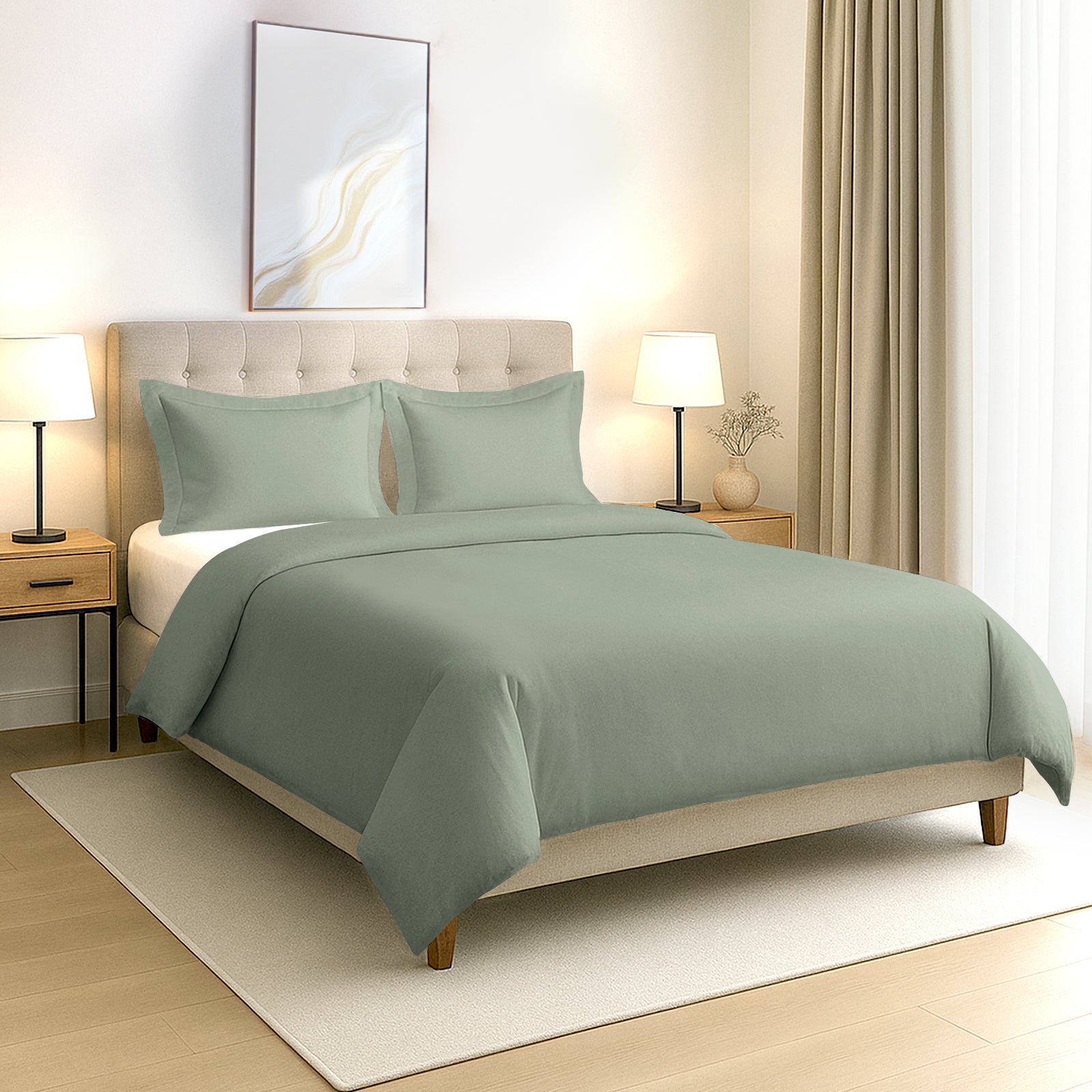 Pizuna 400 Thread count 100% Natural Cotton Duvet Cover