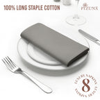 Pizuna 400 Thread Count 100% Natural Cotton Napkin