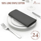 Pizuna 400 Thread Count 100% Natural Cotton Napkin