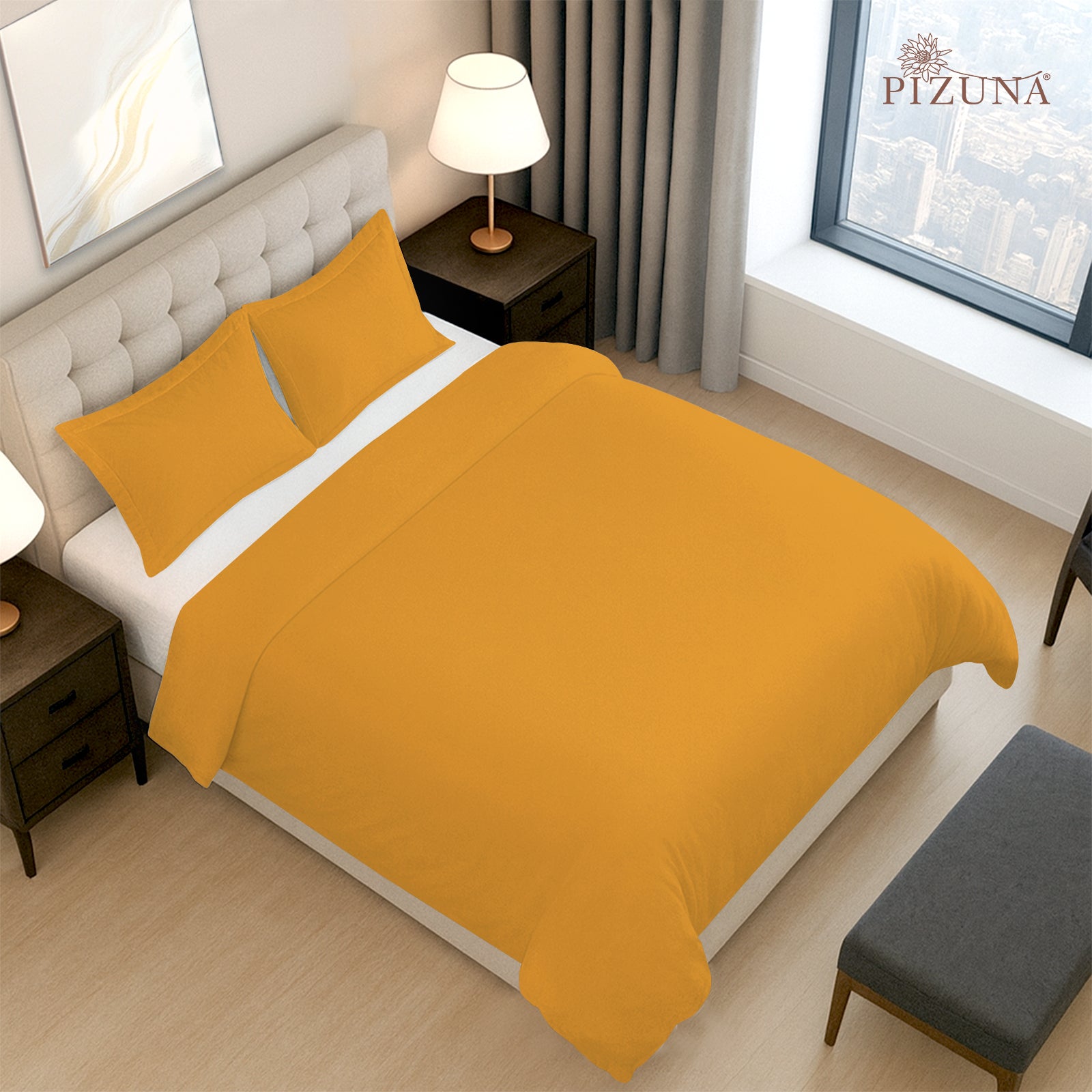 Pizuna 400 Thread count 100% Natural Cotton Duvet Cover