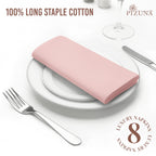 Pizuna 400 Thread Count 100% Natural Cotton Napkin