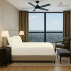 Pizuna 400 Thread count 100% Natural Cotton Fitted Sheet