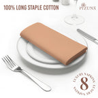 Pizuna 400 Thread Count 100% Natural Cotton Napkin