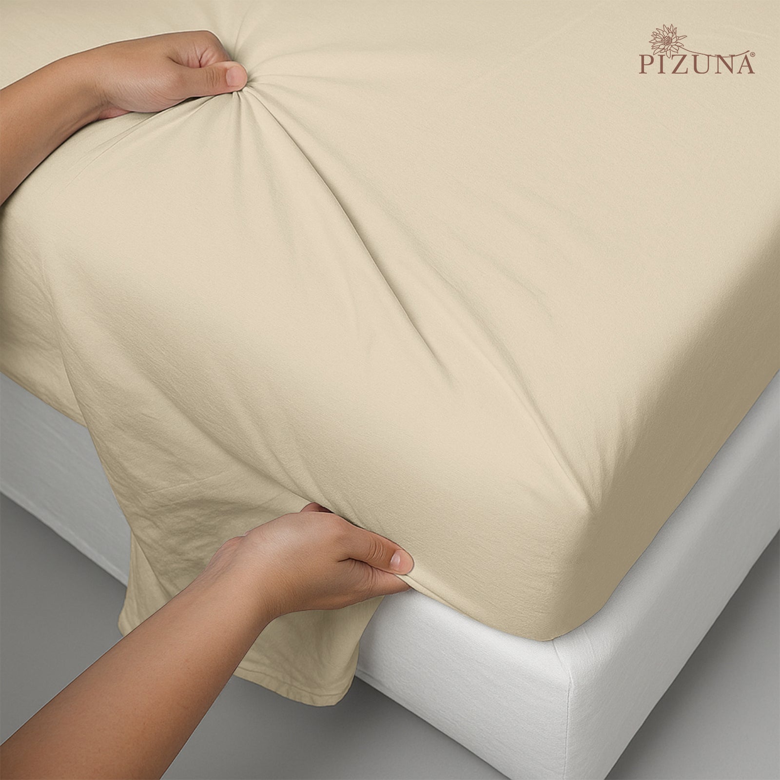 Pizuna 400 Thread count 100% Natural Cotton Bed Sheet