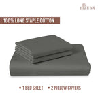Pizuna 400 Thread count 100% Natural Cotton Bed Sheet