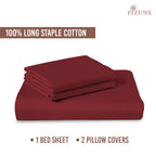 Pizuna 400 Thread count 100% Natural Cotton Bed Sheet