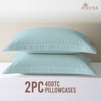 Pizuna 400 Thread Count 100% Natural Cotton Pillow Covers