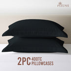 Pizuna 400 Thread Count 100% Natural Cotton Pillow Covers