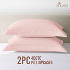 Pizuna 400 Thread Count 100% Natural Cotton Pillow Covers