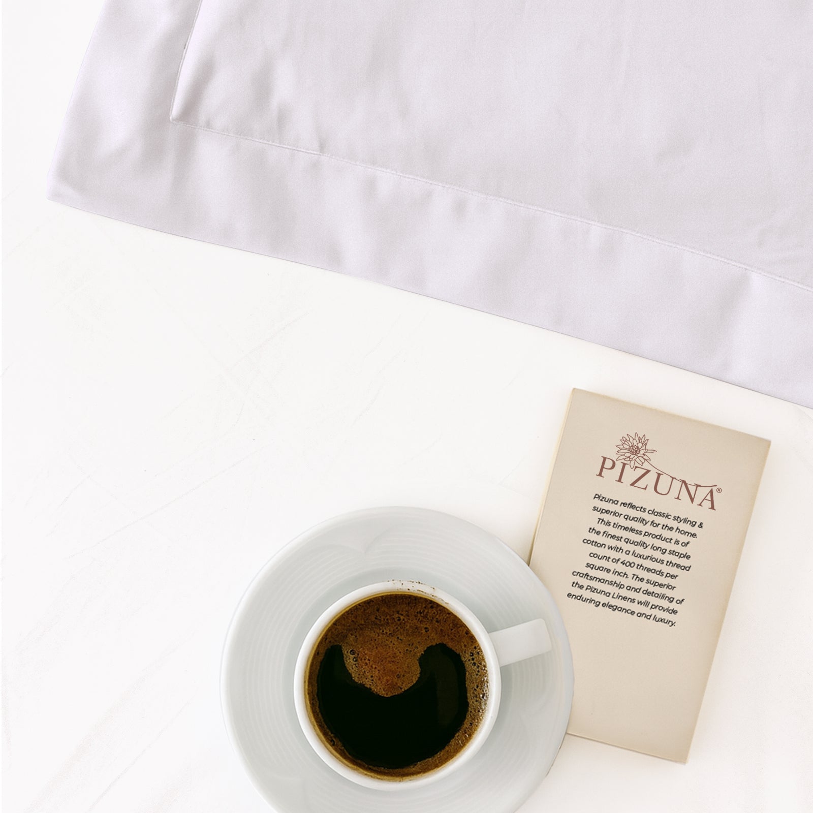 Pizuna 400 Thread Count 100% Natural Cotton Pillow Covers