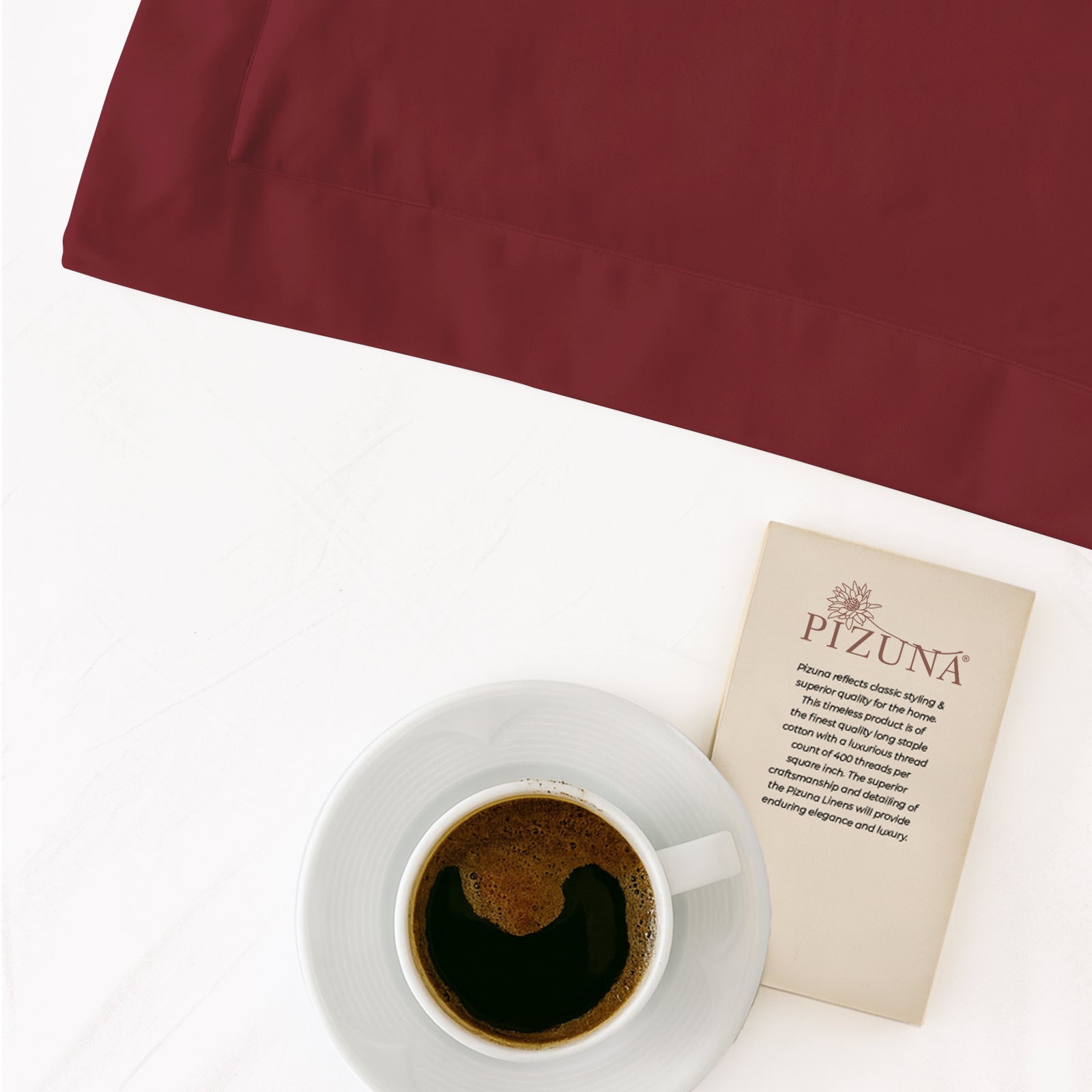 Pizuna 400 Thread Count 100% Natural Cotton Pillow Covers