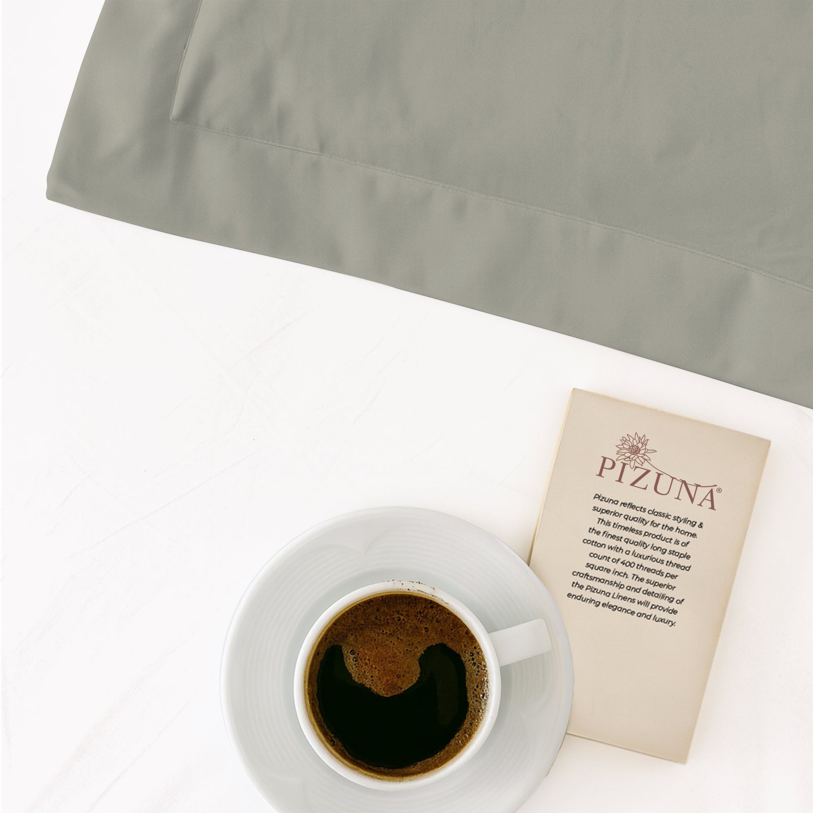 Pizuna 400 Thread Count 100% Natural Cotton Pillow Covers