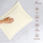 Pizuna 400 Thread Count 100% Natural Cotton Pillow Covers