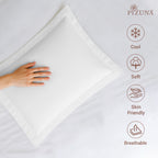 Pizuna 400 Thread Count 100% Natural Cotton Pillow Covers