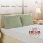 Pizuna 400 Thread Count 100% Natural Cotton Pillow Covers
