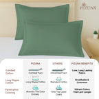 Pizuna 400 Thread Count 100% Natural Cotton Pillow Covers