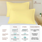 Pizuna 400 Thread Count 100% Natural Cotton Pillow Covers