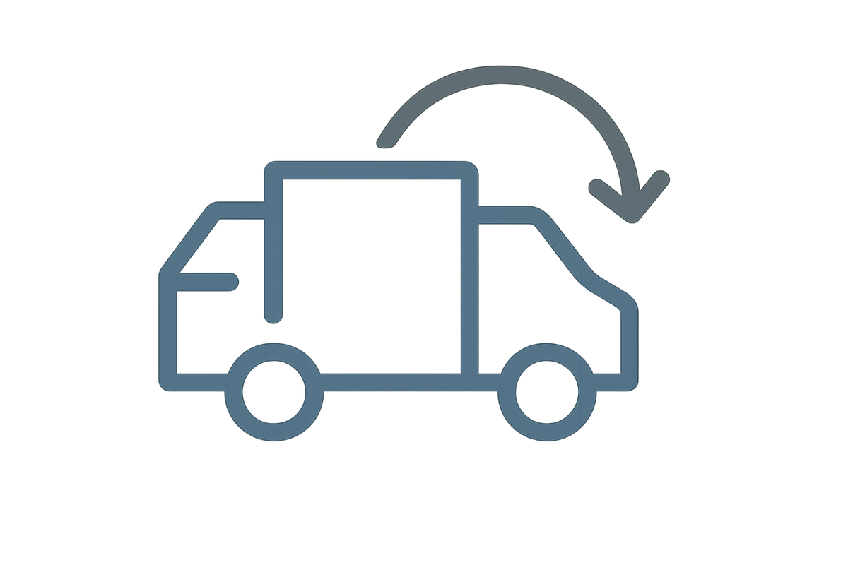 shipping and returk icon